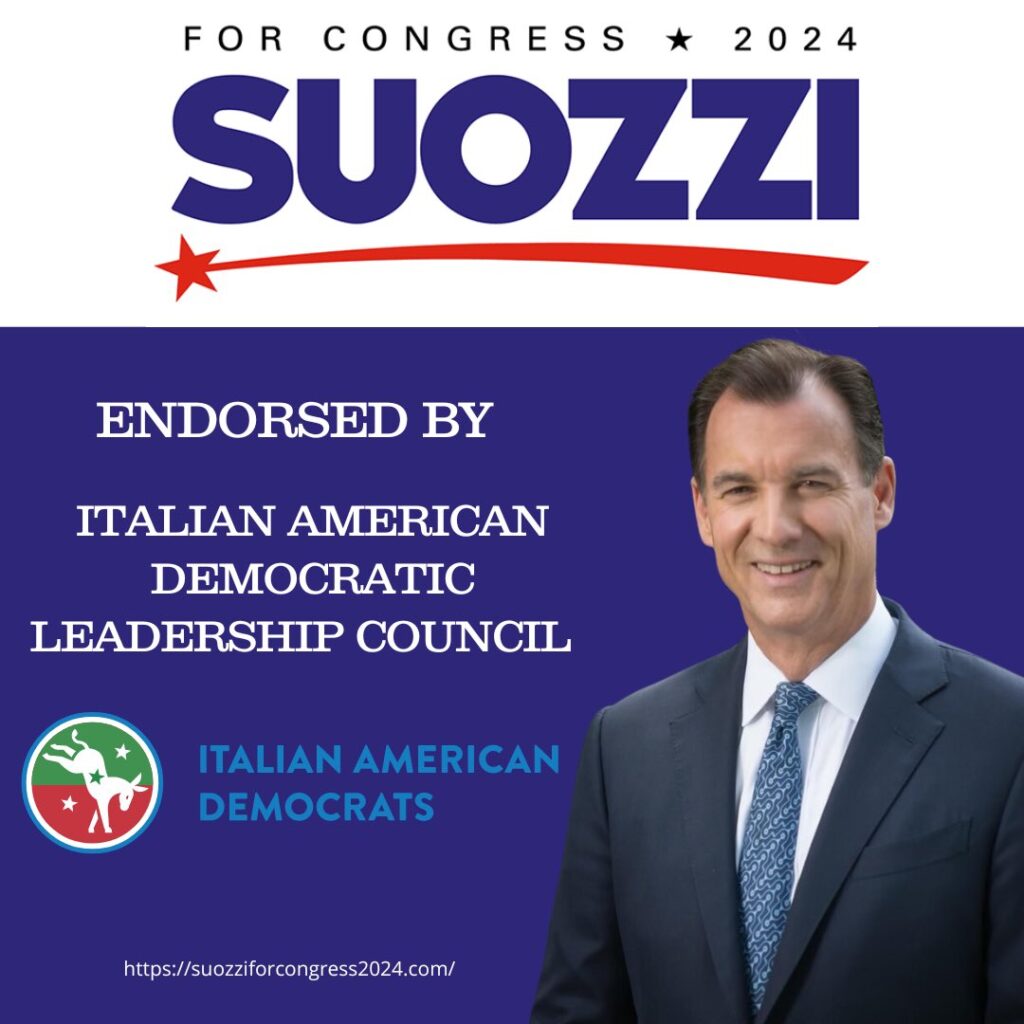Italian American Democrats endorse Tom Suozzi for U.S. Representative